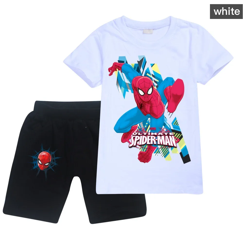 Спортивный костюм для мальчиков 3-12 лет с принтом Человек-паук |