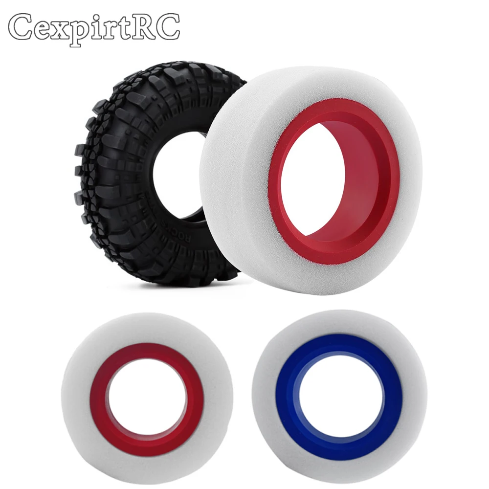 

Dual Stage TPE Foam 114-120mm 100-110mm Fit 1.9" Wheel Tires for RC Crawler Axial SCX10 90046 Traxxas TRX4