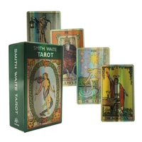 waite holographic tarot cards deck with pdf guidebook for beginners guidance divination cards board games witchcraft astrology