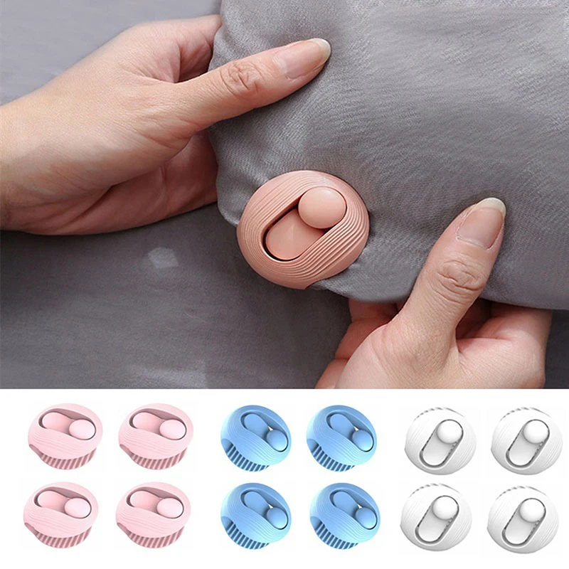 

4/6/12PCS Bed Sheet Clips Non-slip Quilt Blanket Clip Anti-running Fixer Device Plastic Curtain Sock Cover Clamp Home Supplies