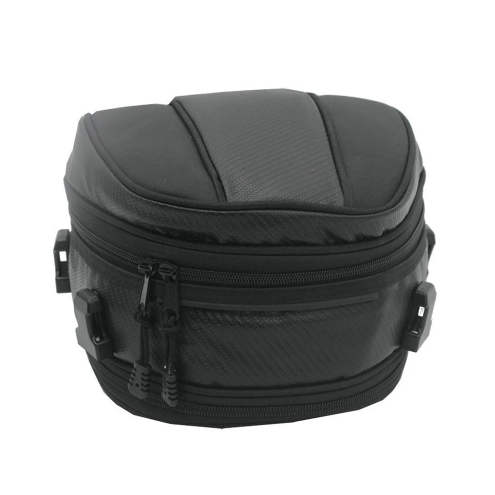 

Universal Motorcycle Rear Bag - Waterproof And Durable 75L Capacity Oxford Cloth Buckles Motorbike 30 24 8-15CM