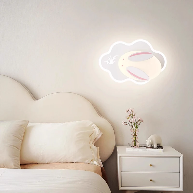 Настенные светильники в виде радужного облака светодиодная прикроватная лампа