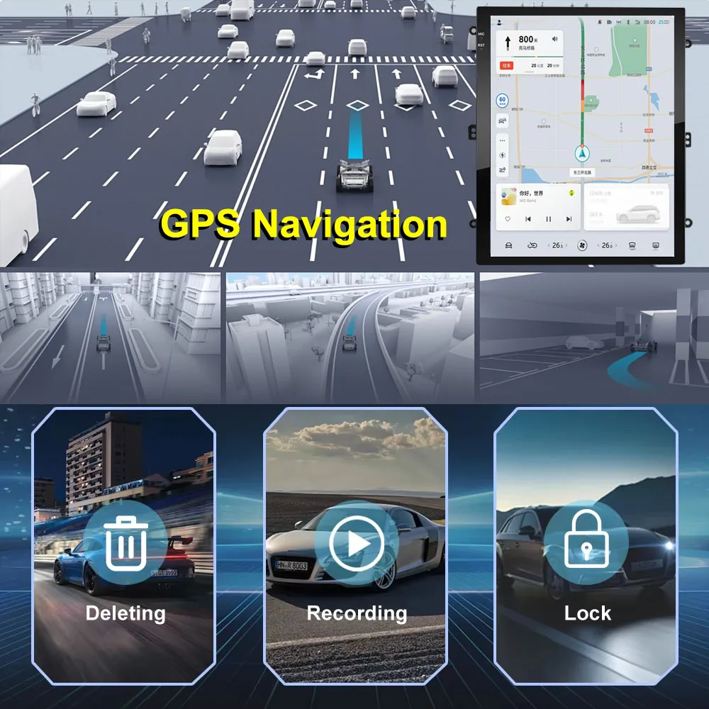 Фото 9,7-дюймовый экран Dash Android 15, автомобильное радио для Toyota Rush 2018 2019, GPS-навигация, мультимедийный плеер, Carplay 2din DVD №5