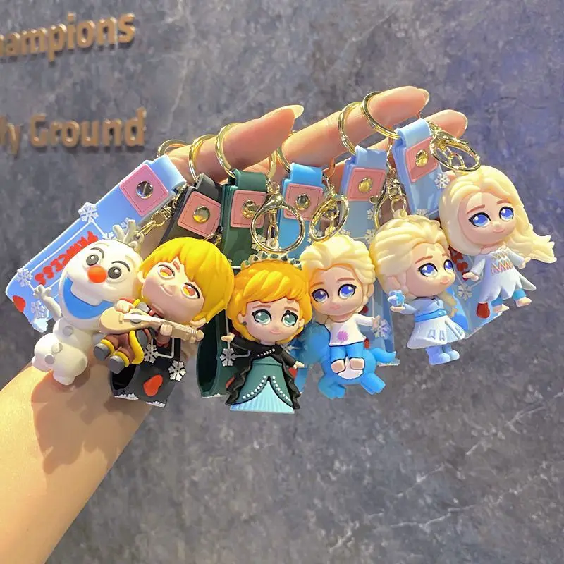 MINISO милый брелок Диснея королева Эльза принцесса мультфильм подвесная сумка для