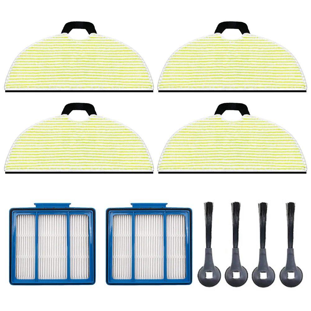 

Side Brush Filters With Cleaning Mop Pads For Shark RV2001WD AV2001WD Sweeping Robot Vacuum Cleaner Accessories Spare Parts