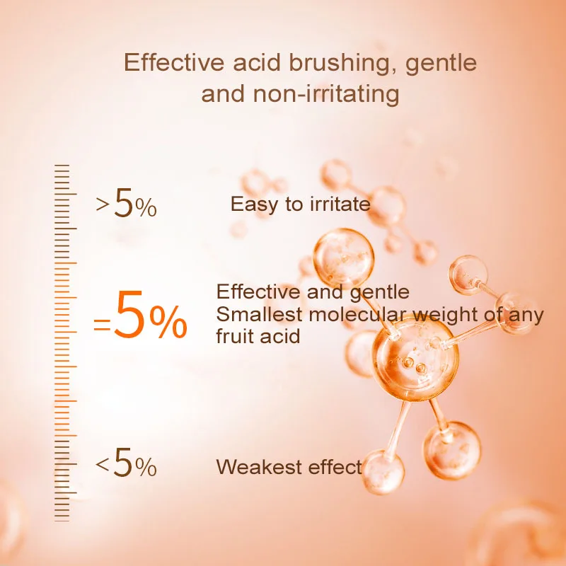 Фото Светящаяся гликолевая кислота/ретинол/Коллаген/Витамин C/хайлайтер AHA + BHA Rose/молочный тоник для лечения акне контроль жирности уход за кожей №5