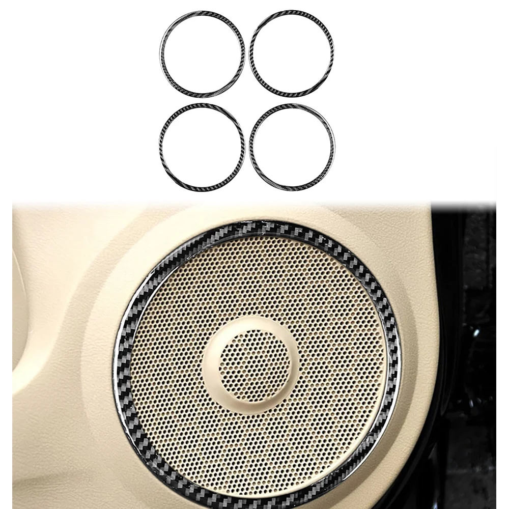 

Real carbon fiber For HONDA CRV 2007-2011 Car door horn ring panel Decoration Lnterior Stickers Auto Modification Accessories
