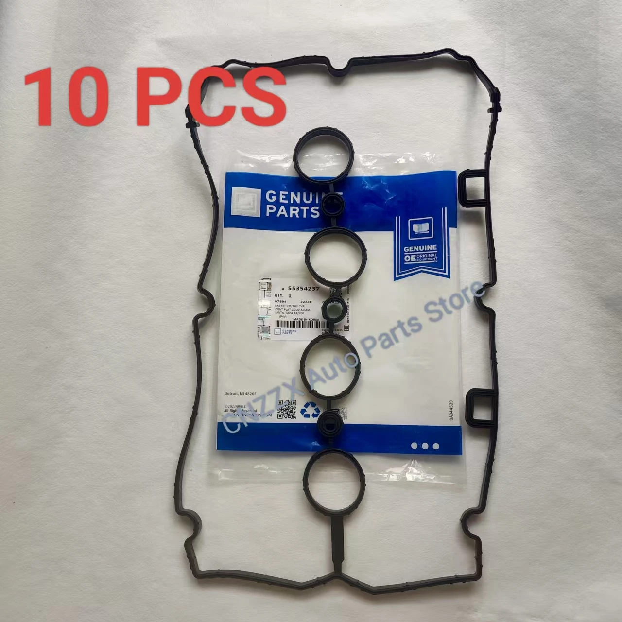 

10 шт. уплотнительная прокладка крышки клапана двигателя 55354237 Для Chevrolet Cruze 2011-2015 1.8L Pontiac G3 Opel Vauxhall Zafira