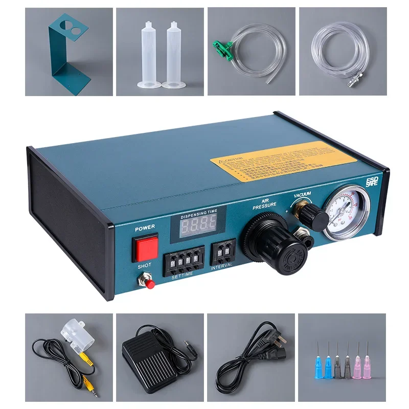 BY-983A Automatic Dispensing Machine 110V/220V Epoxy Resin Glue Injection Manual Pedal Dispenser