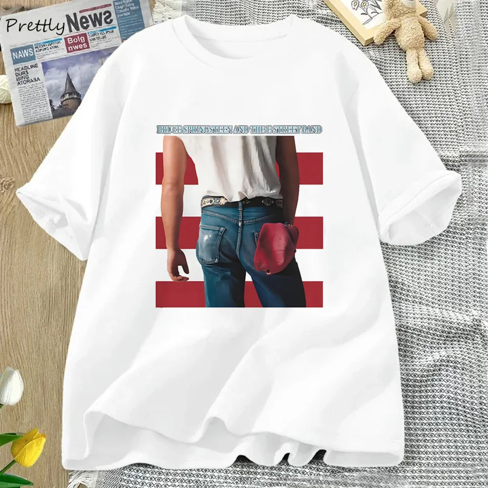 Женская футболка в стиле Харадзюку Брюс весенний