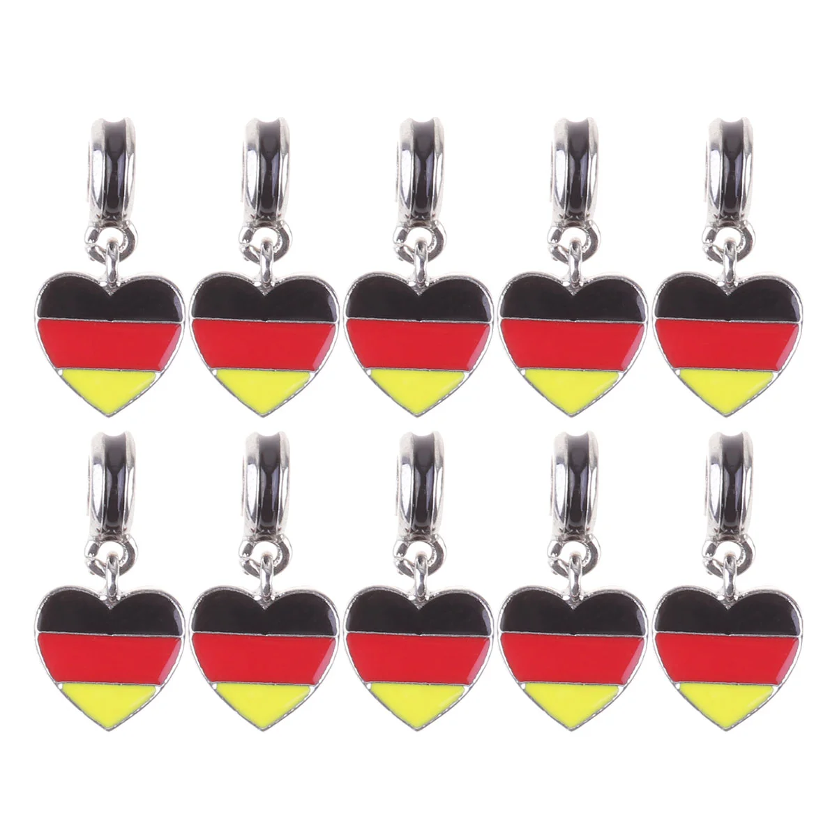 

Браслет с немецким флагом 10 шт., ручная работа «сделай сам» из сплава, модные ювелирные украшения для женщин и девушек (Германия)