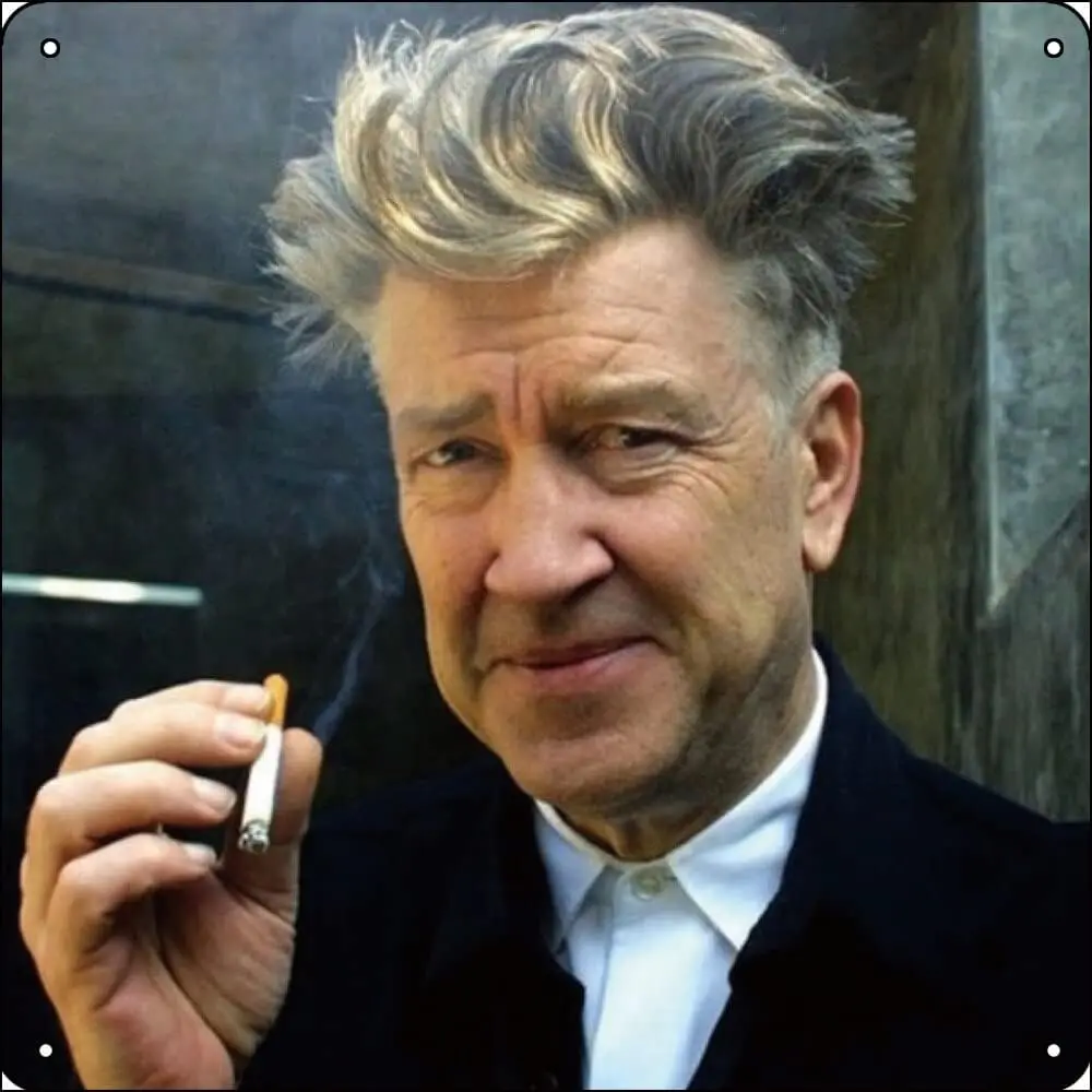 Металлический плакат david lynch smonking 12x12 дюймов Забавный для дома мужской Настенный