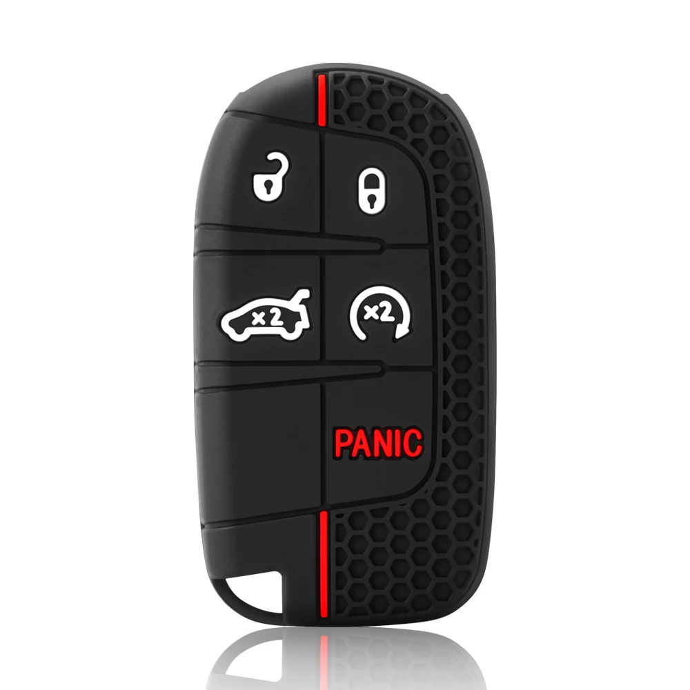 Силиконовый чехол для автомобильного ключа Dodge Ram Charger Journey Durango Jeep Grand Cherokee Chrysler