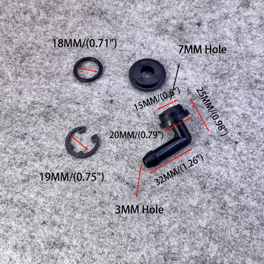 

1 комплект, универсальный мотоциклетный главный цилиндр тормозной муфты, разъем масляной трубы для Honda Yamaha Suzuki Kawasaki ZX-6R ZX-10R