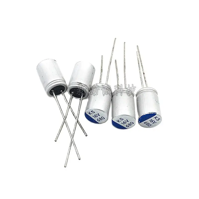 

20pcs/solid capacitor 16V680UF 16V 680UF volume 8X12 6X12 in-line solid state electrolysis brand new