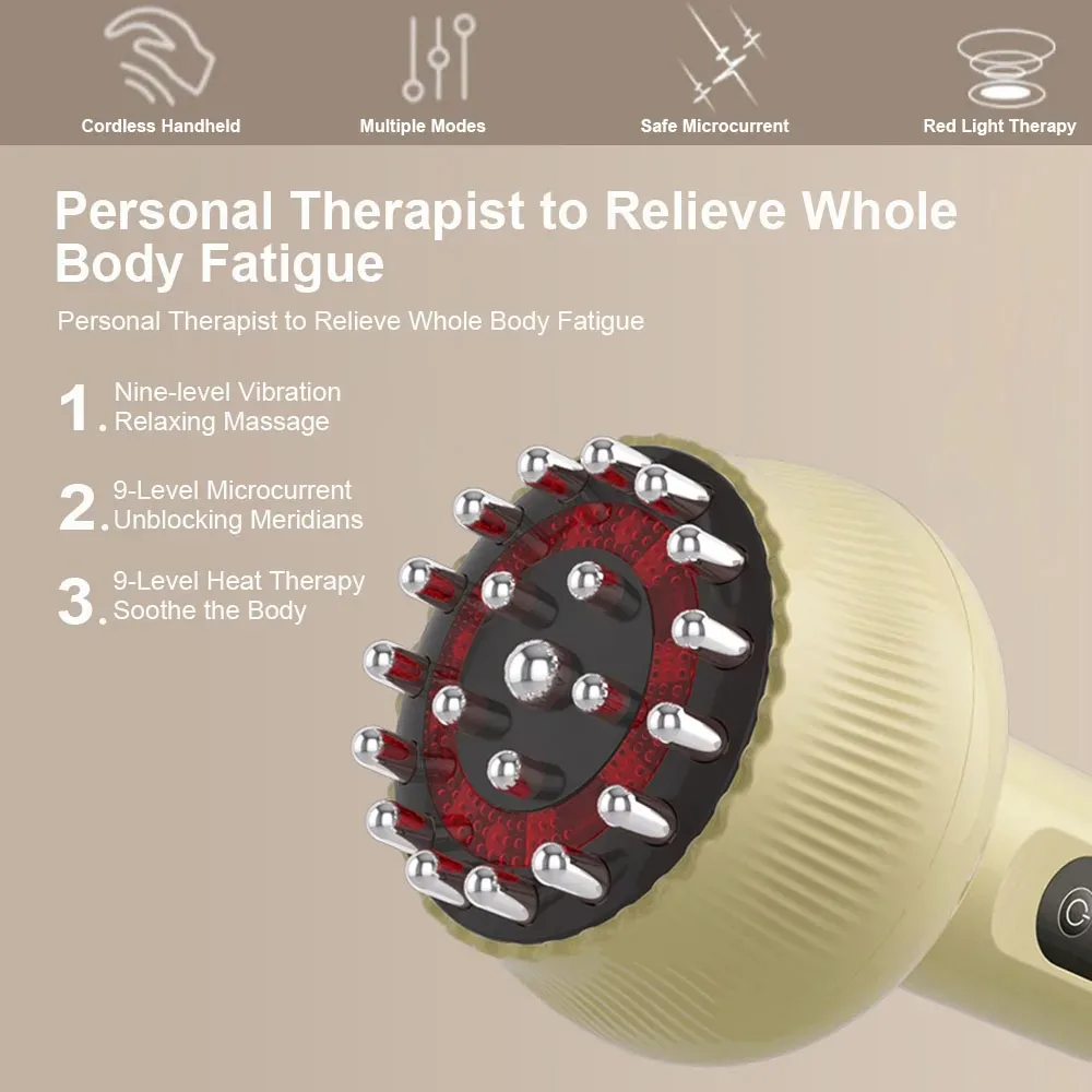 Электрический перезаряжаемый инструмент для гуаша Домашний Массажер