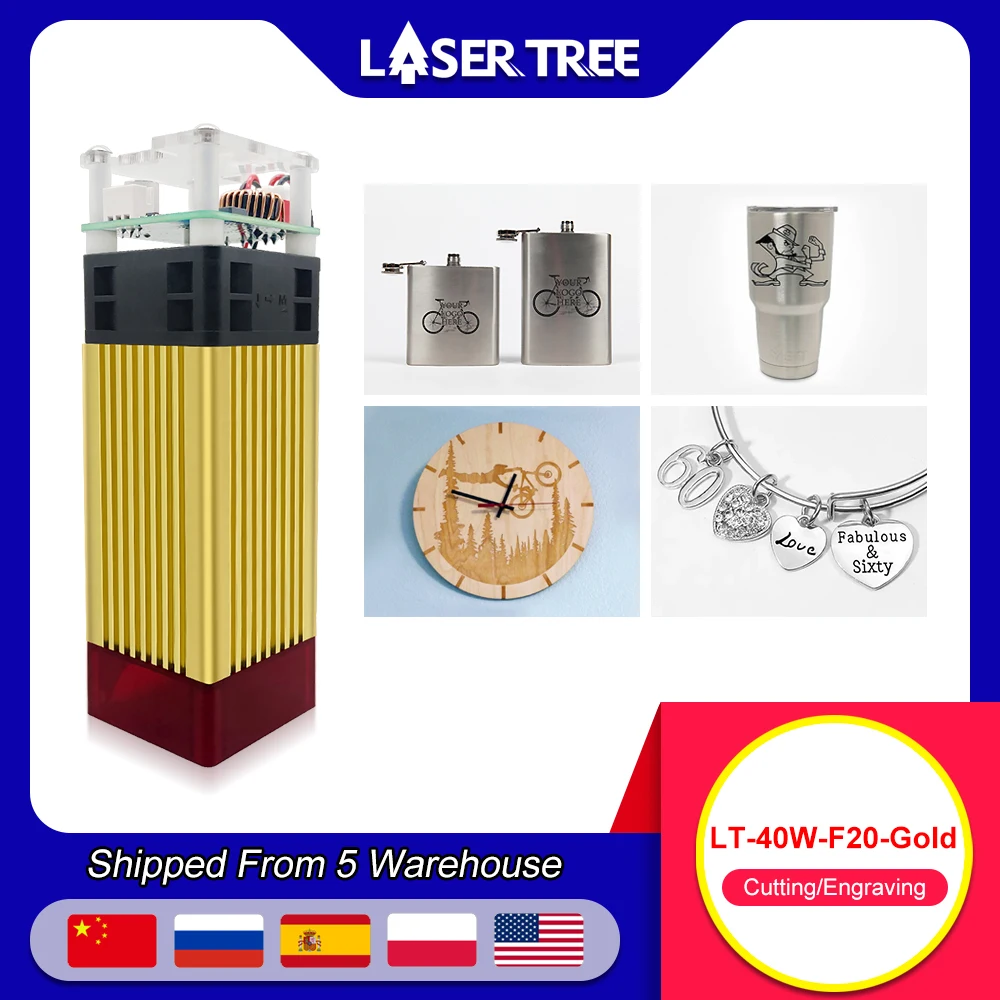 Лазерное дерево 40 Вт лазерный модуль для лазерной гравировки TTL более умный