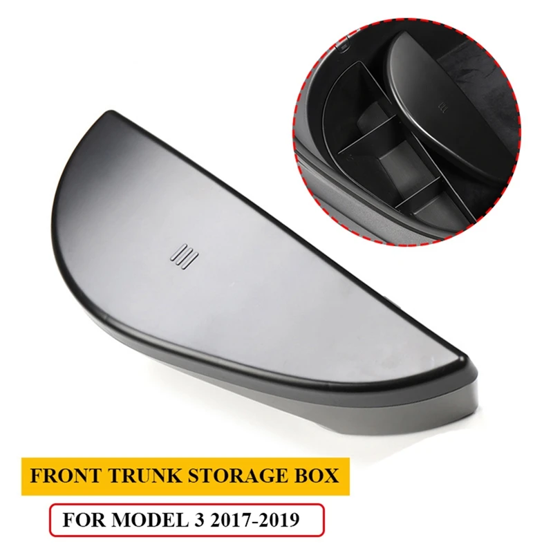 

For Tesla Model 3 2017-2019 Front Trunk Storage Box Trunk Storage Tray Interior Modification Accessories Left