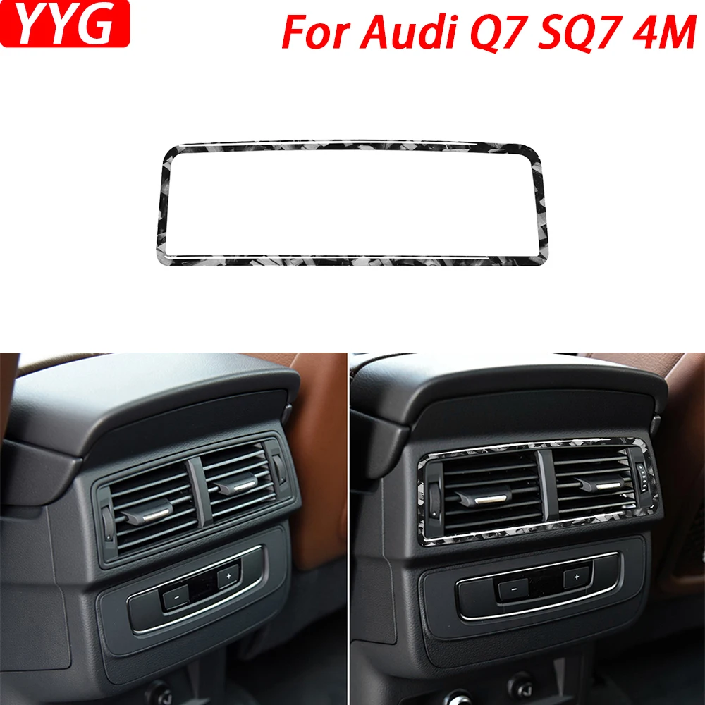 Для Audi Q7 SQ7 4M 2016-2019 автомобильные аксессуары из кованого углеродного волокна