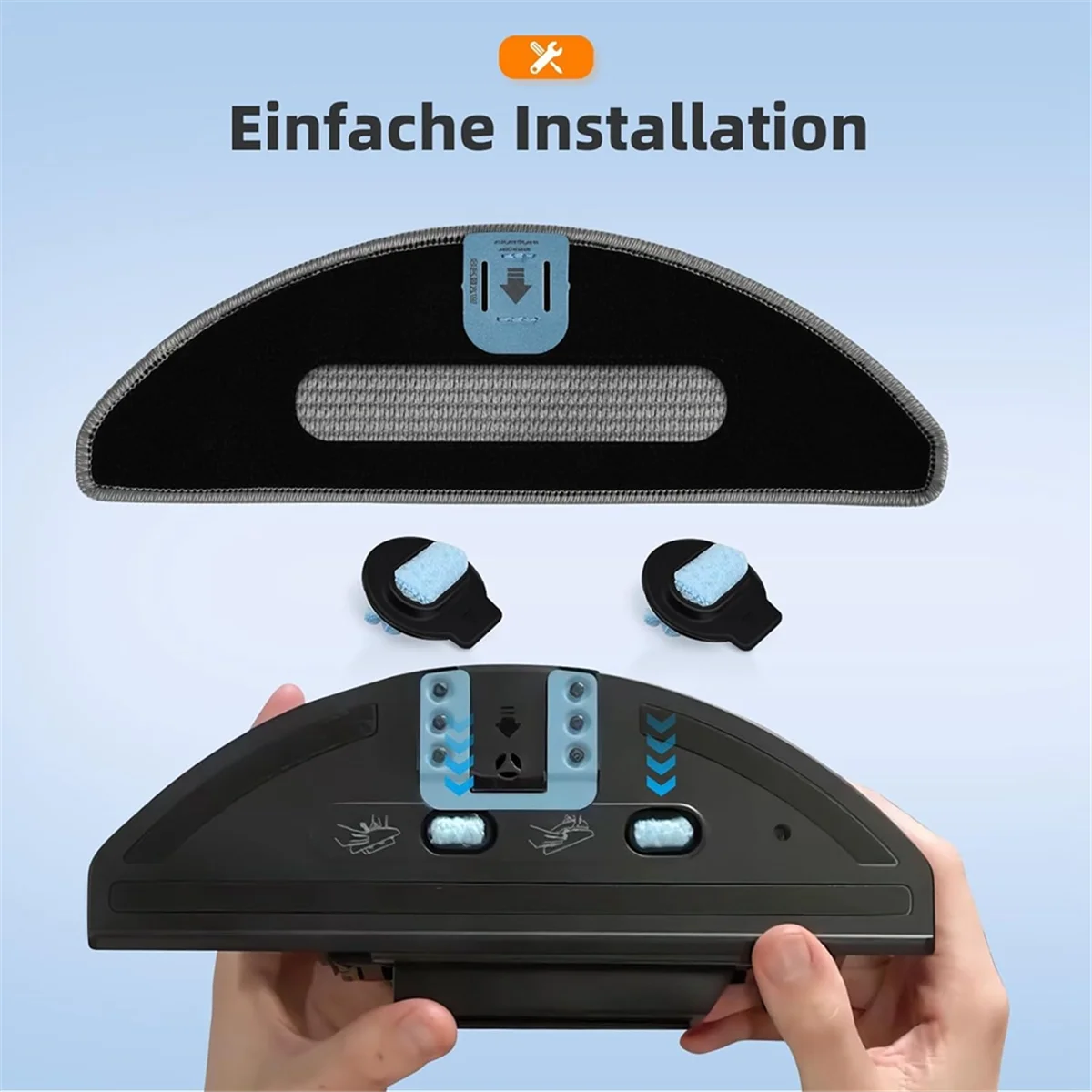 Для iRobot Roomba Combo I8+ / I8 J5 J5+ I5 I5+ Автоматическая аспирационная швабра Робот Моющиеся