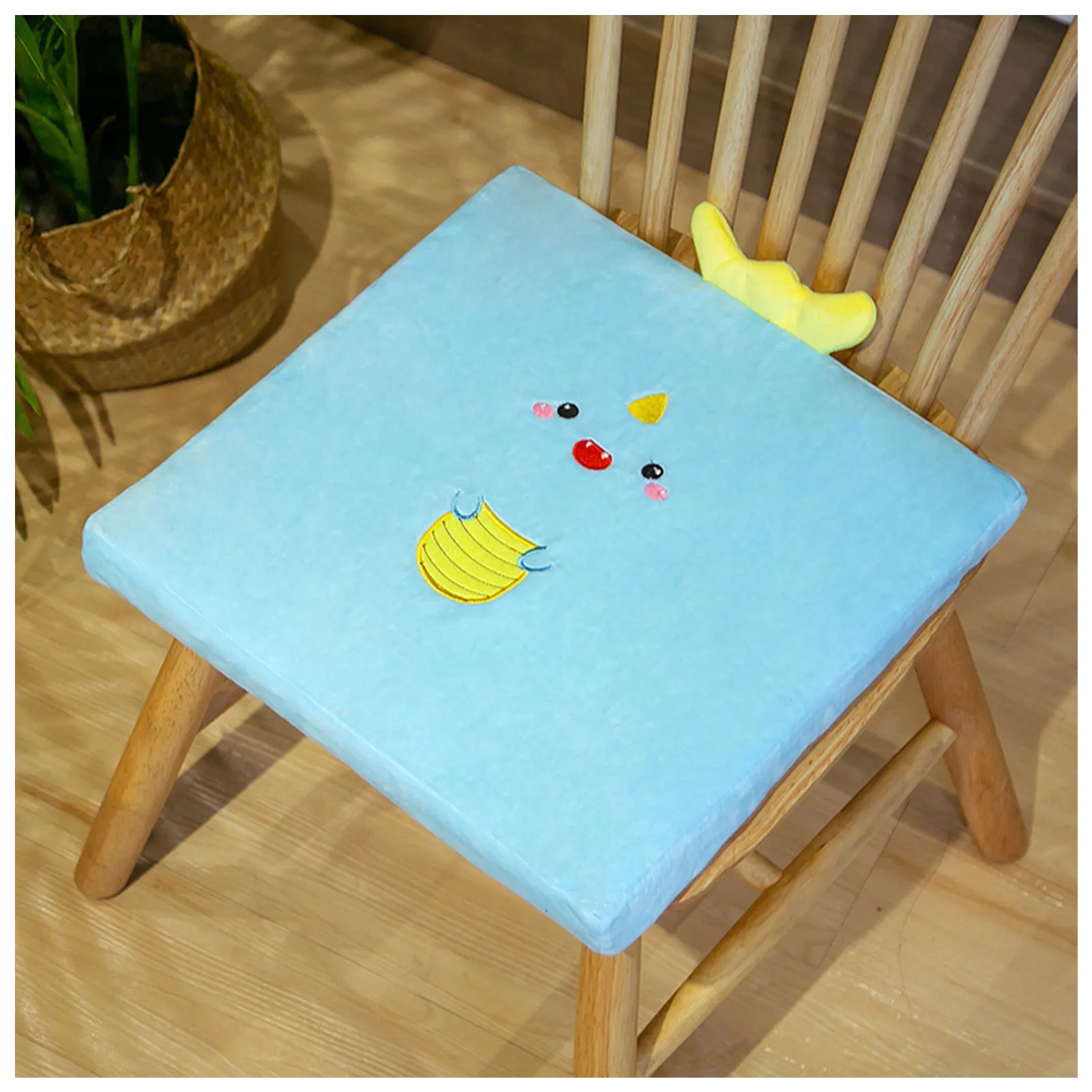 

Подушка для стула из пены с эффектом памяти, квадратные Нескользящие подушечки высокой плотности для дома, офиса