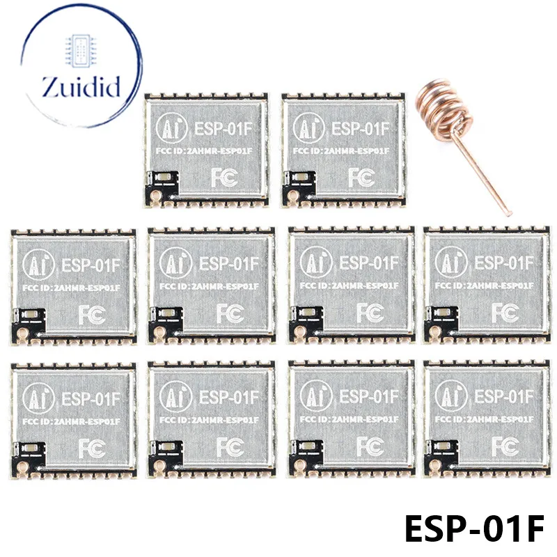 10 шт./1 шт. ESP-01F ESP8285 последовательный порт к Wi-Fi беспроводному модулю с антенной IOT ESP 01F Прозрачная передача «умный дом»