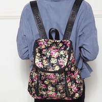 women backpack nylon backpacks fashion floral print bagpack large capacity travel backpack school bag for teenage girls mochilas