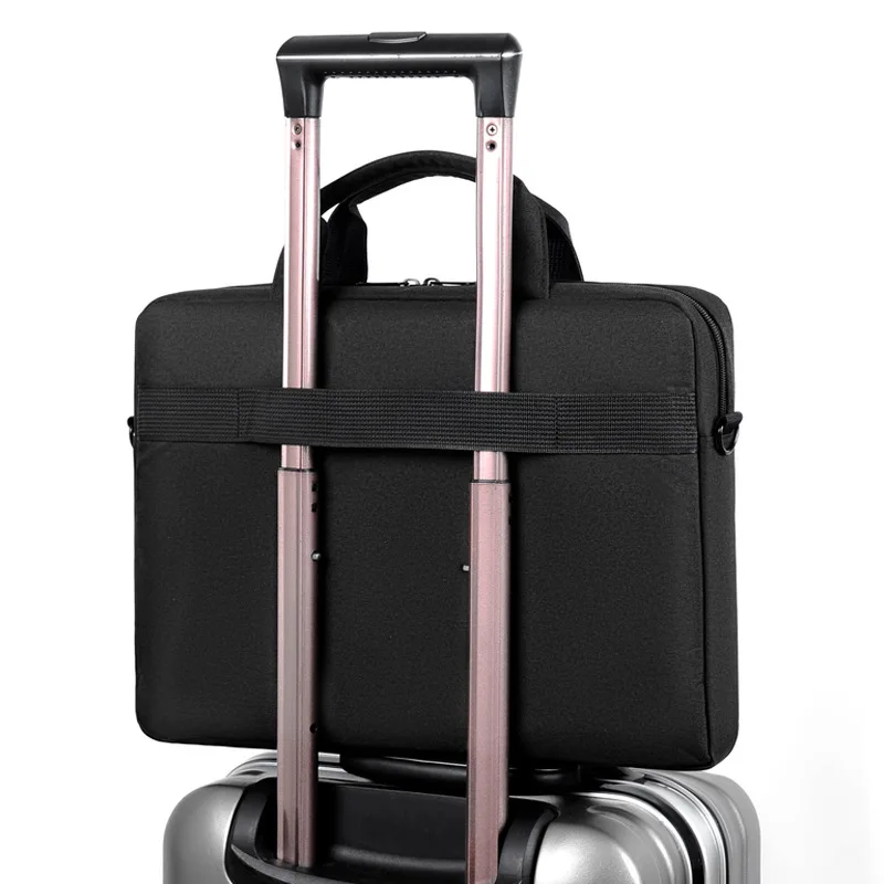 Briefcase men's 15.6 laptop bag women's leisure portable One Shoulder Messenger Bag waterproof and wear-resistant