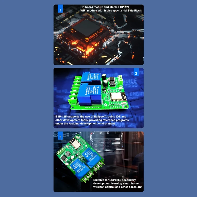 Лучшие скидки DC7-28/5V источник питания ESP8266 макетная плата Wifi двухсторонний 30A