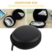 earphone holder case storage carrying hard bag box case for earphone headphone accessories earbuds memory card usb cable