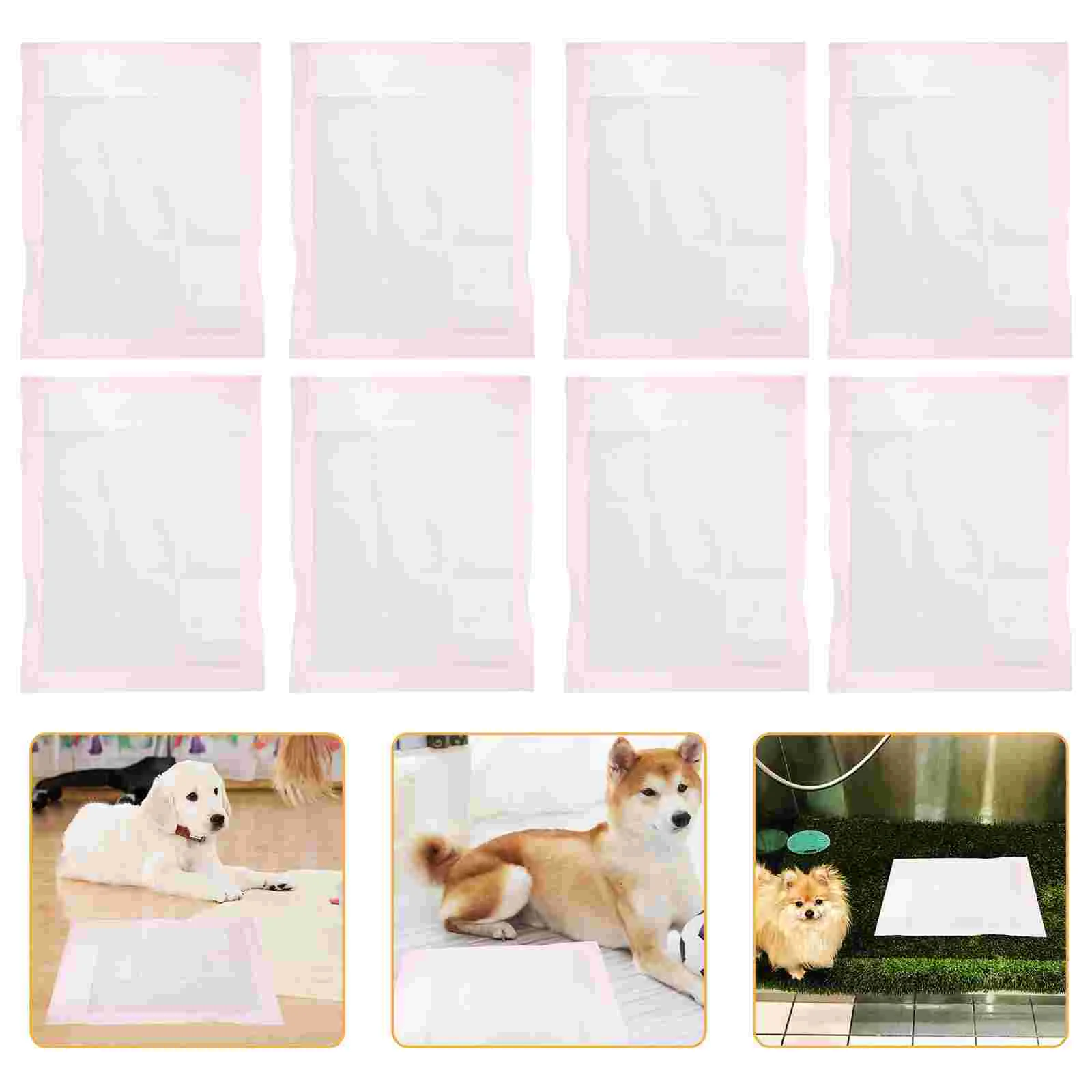 

50 Pcs Pet Dog Pads For Small Dogs Major Puppy Pee Non-woven Fabric Professional Pet Supplies Doggy