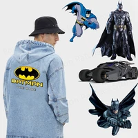 batman movie iron on transfers for clothing diy clothes garment accessory heat transfer thermal printing on t shirt sticker gift
