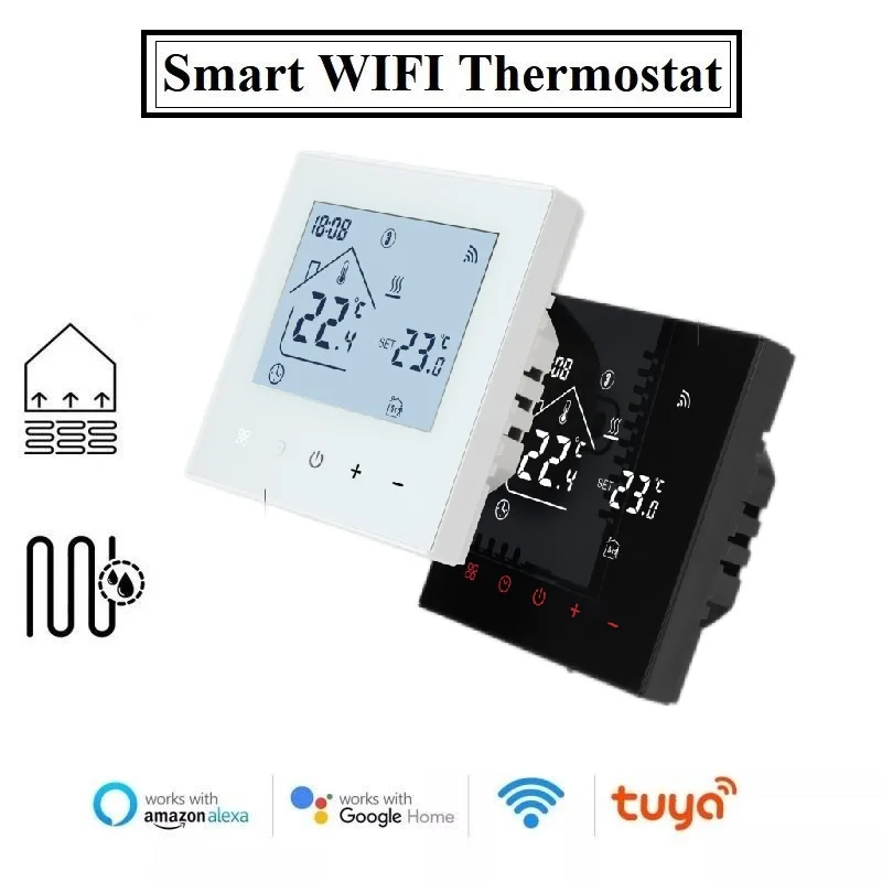 

Tuya WiFi Smart Thermostat For Warm Floor Electric Heating Water Gas Boiler Temperature Remote Controller Google Home Alexa