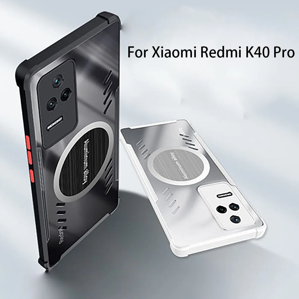 

Full cover Anti-drop Case For Xiaomi Redmi K40Pro Graphene Aluminum alloy chip Heat dissipation For Xiaomi Redmi K 40Pro cases