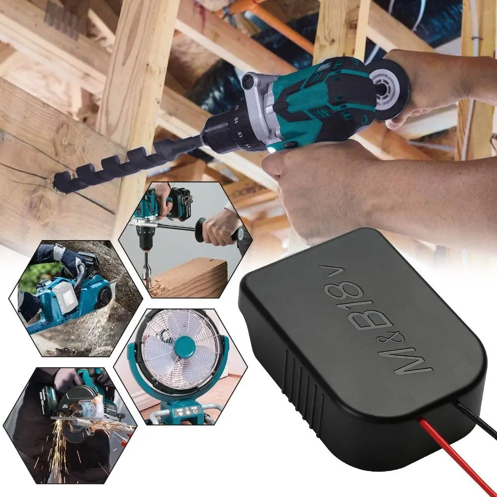 

Battery Adapter Converter Power Connector Adapter Battery Connector Battery Power Tools 14 Awg Wires DIY electronic wire