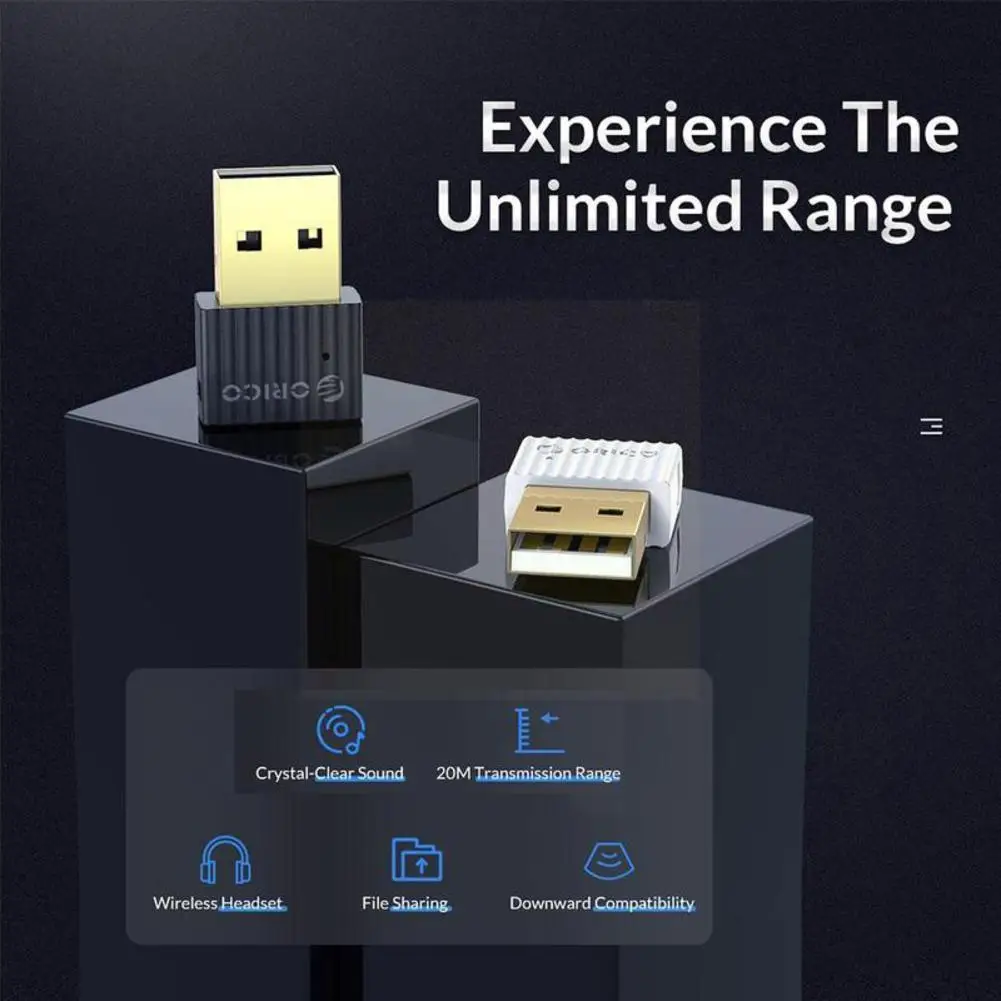 

Mini Wireless Usb Bluetooth Dongle 5.0 Bluetooth Musical Audio Receiver Transmitter For Pc Speaker Mouse Laptop Recei W2a1