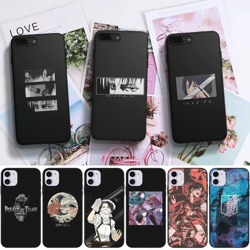 

Anime Japanese Attack On Titan Phone Case Fundas Shell Cover For Iphone 6 6s 7 8 Plus Xr X Xs 11 12 13 Mini Pro Max