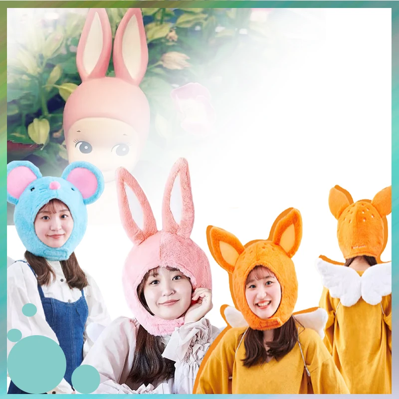 

Костюм Ангела Sonny, головной убор и крылья, плюшевая игрушка, кролик, олень, мышь, девочка, животное, наряд, плюшевый головной убор, шляпа, подарки на день рождения