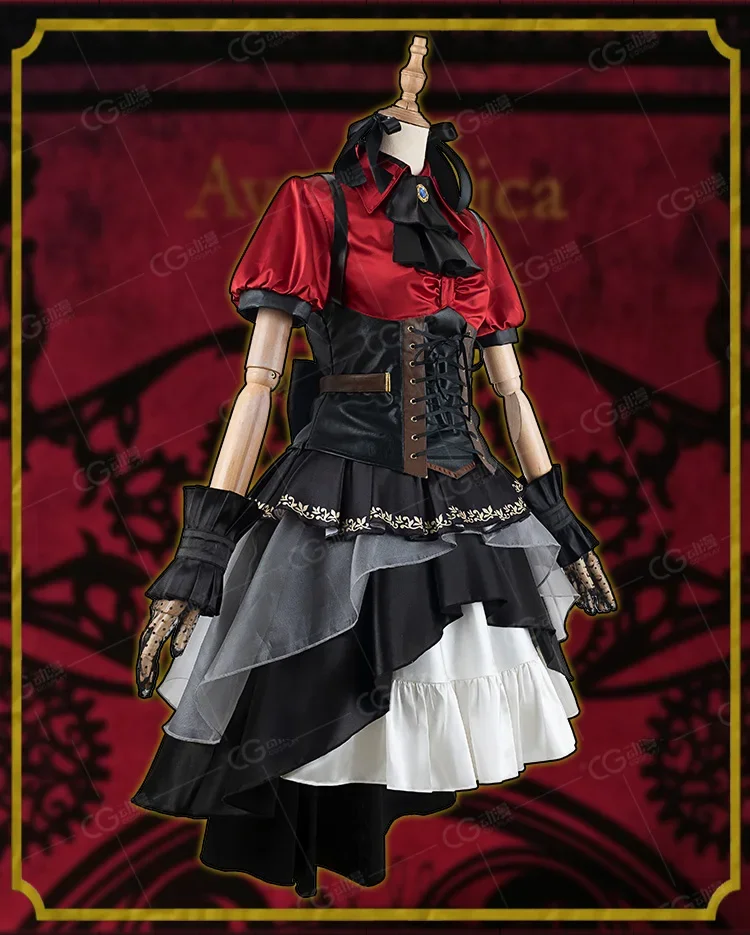 Игра BanG Dream Timoris/ Doloris/ Amoris/ Oblivionis/ Mortis Косплей Костюм Хэллоуин наряды Женская