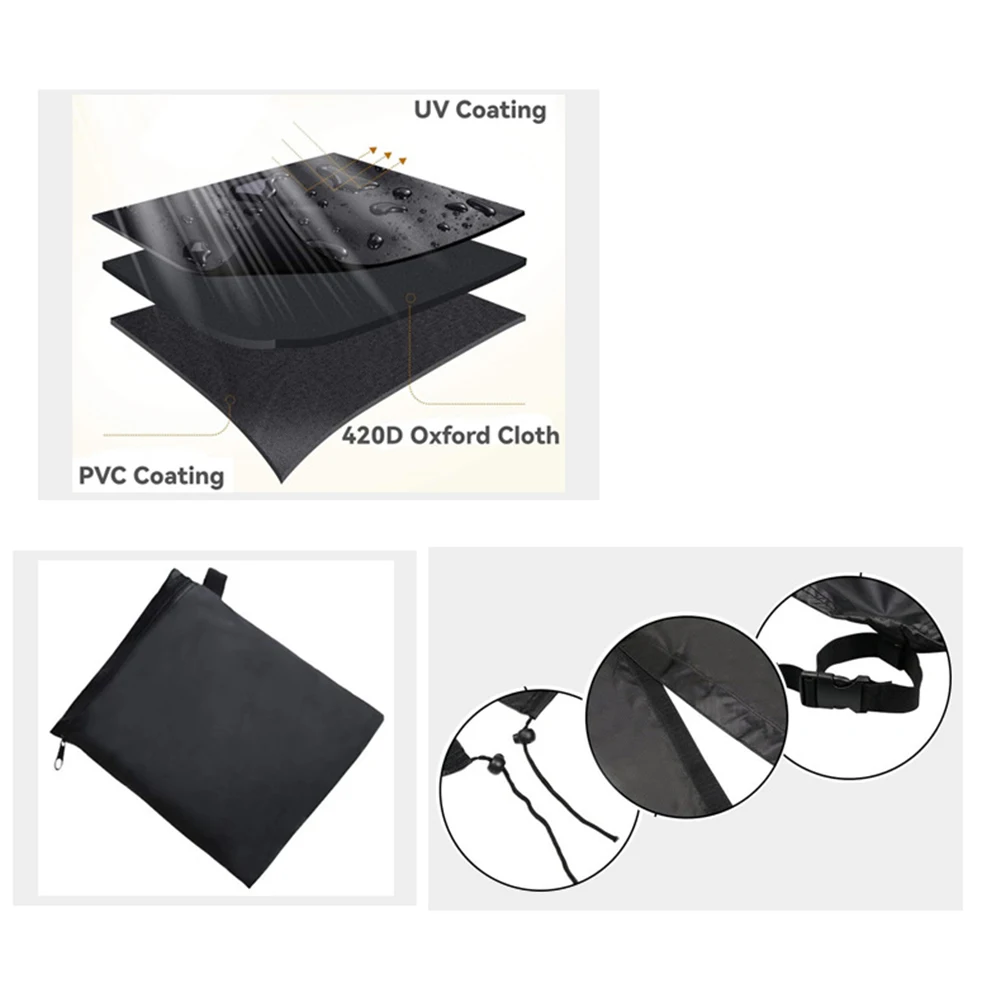 Складной чехол для тележки солнцезащитный козырек водонепроницаемый