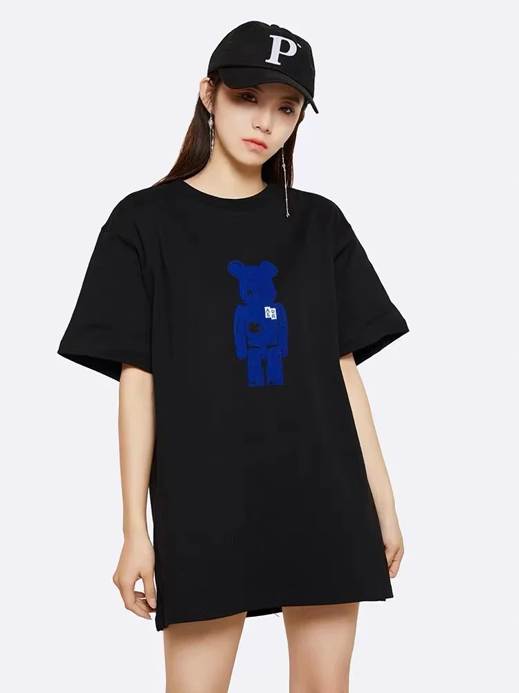 

Футболка мужская с принтом медведя, на весну/лето