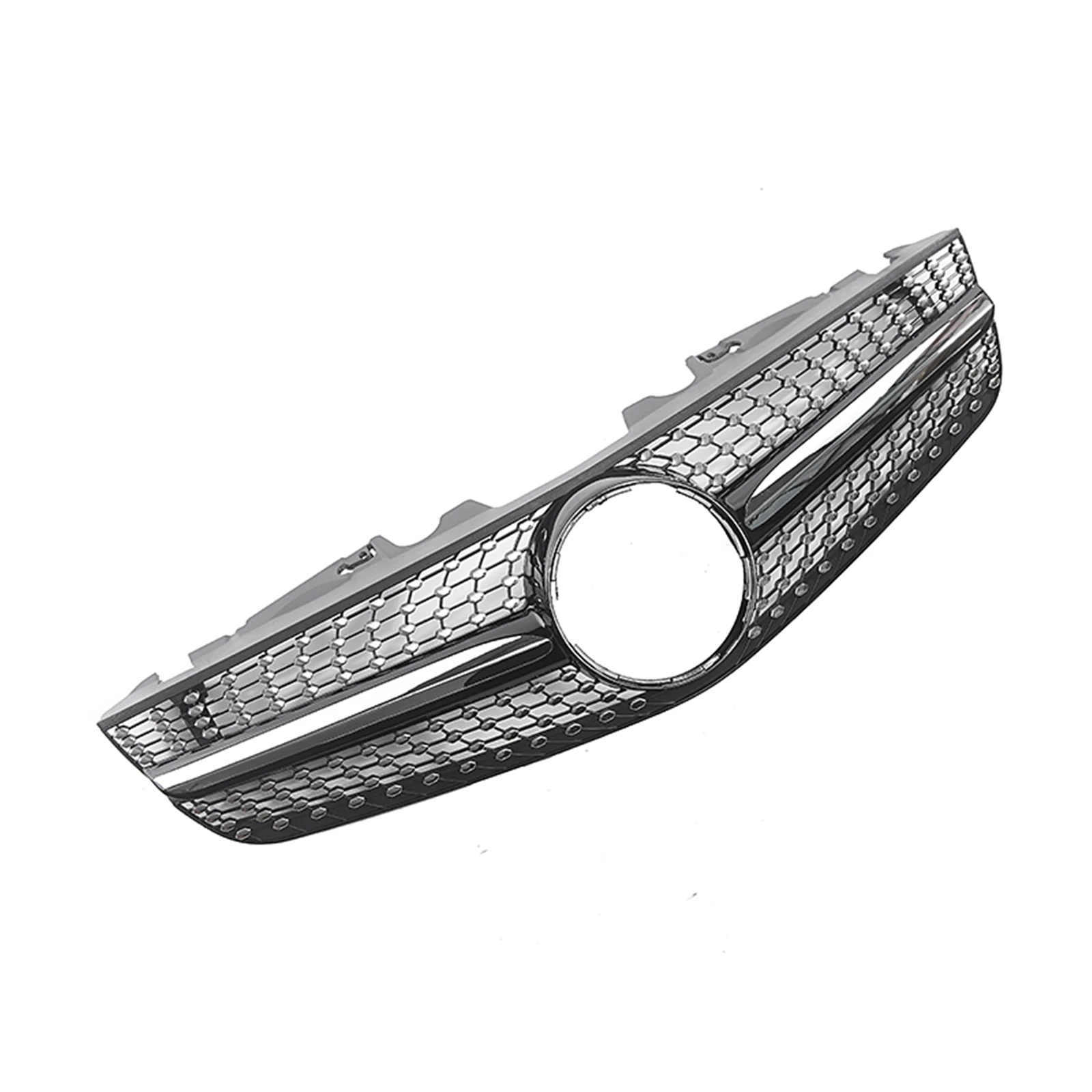 Передняя решетка для Mercedes-Benz R230 SL-Class 2009-2012 SL500 SL550 SL600 черный/серебристый верхний