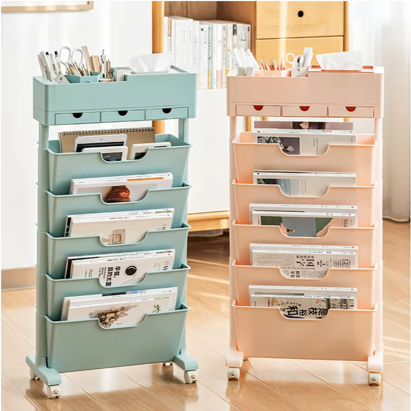 

Office Home Storage Under The Desk, Bag, Shelving, Movable Bookshelf, Dormitory Arrangement, Storage, Ins Wind Landing Cart