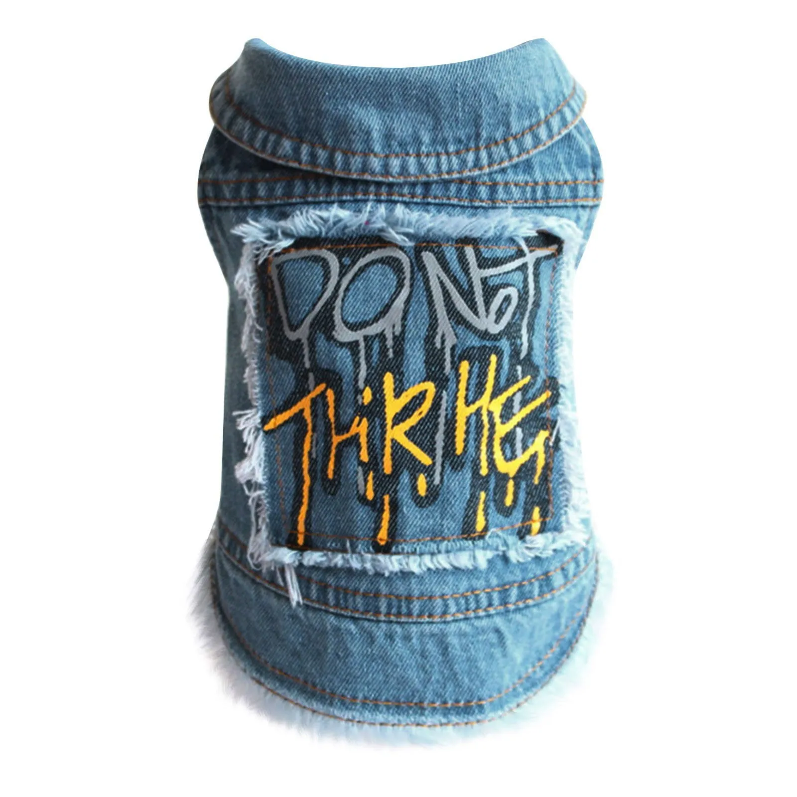 

Dog Breathable Fashion For Small Shirt Cats Vest Cool Clothing Jacket Dogs Jean Spring Pet clothes