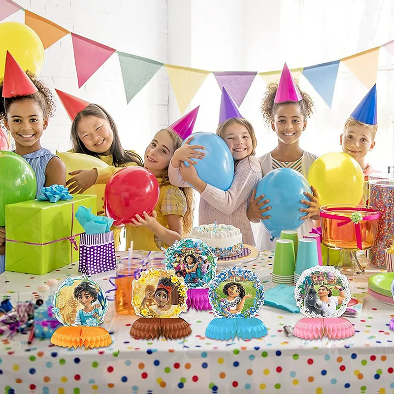 Одноразовая посуда в виде сот украшение для детского дня рождения |