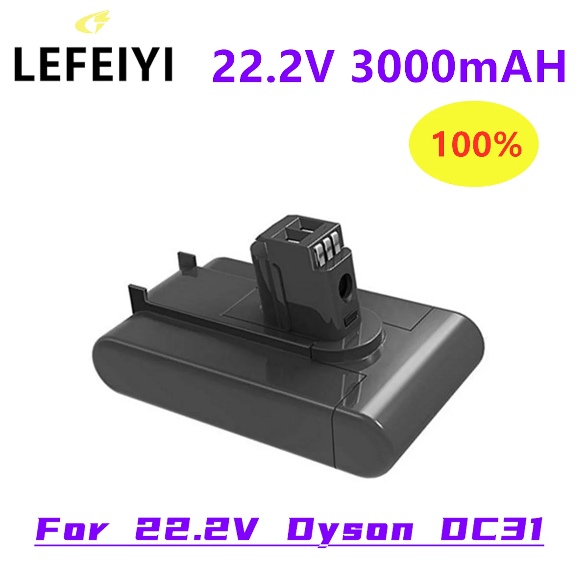 

LEFEIYI 22,2 в 3000 мАч DC31 DC31A батарея для Dyson DC31 DC34 DC35 DC44 DC 45 ручной пылесос для животных L70