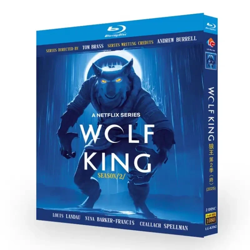 Королевство волков: 2-й сезон, Blu-ray, анимация высокого разрешения, BD-диск в коробке, с китайским, английским, корейским, японским, французским, тайским и другими языками. (art.: 3920db03d288a) - 3920db03d288a
