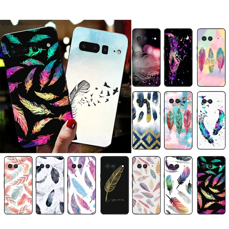 

Phone Case for Google Pixel 7 Pro 7 6A 6 Pro 5A 4A 3A Pixel 4 XL Pixel 5 6 4 3 XL 3A XL 2 XL Feather Funda