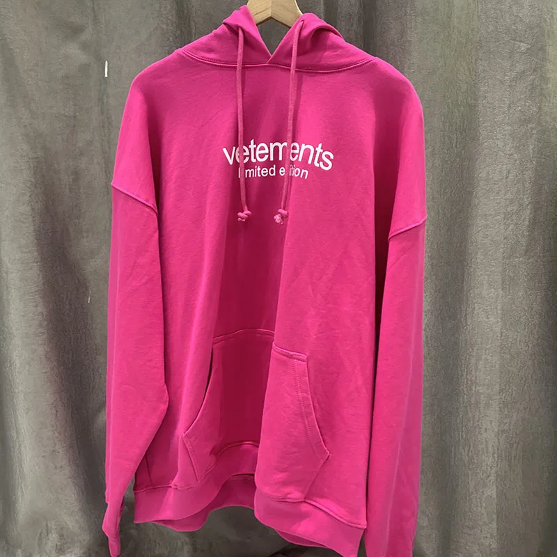 

Embroidery Letter Vetements Y2k Hoodie Casual Hoodies for Men Autumn Winter Pullovers High Quality Tops