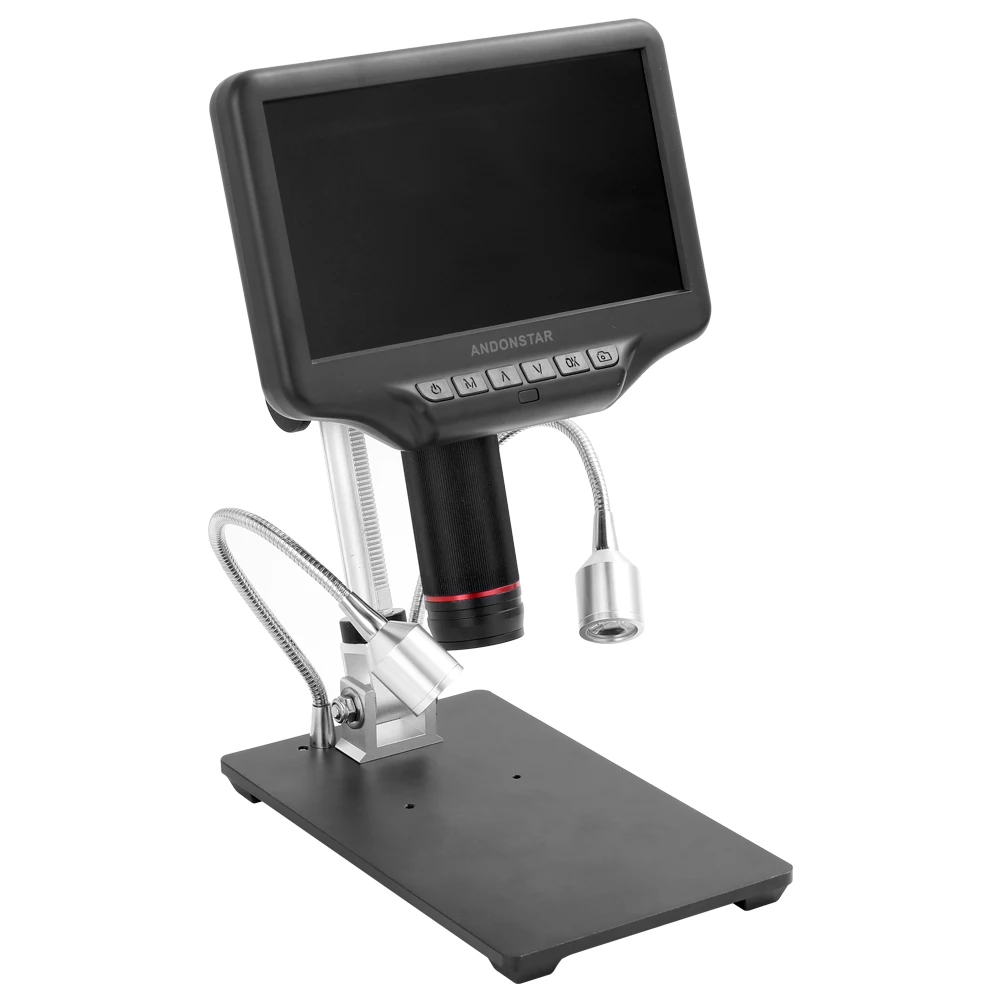 

AD407 Digital Microscope for Phone 270X 1080P High-Definition Microscope Camera 7 Inch Screen Microscope for Soldering